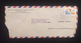 C) 1968. EL SALVADOR. AIRMAIL ENVELOPE SENT TO USA. 2ND CHOICE - Autres - Amérique