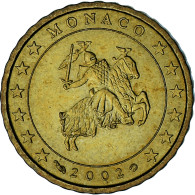Monaco, Rainier III, 10 Euro Cent, 2002, Paris, SUP, Laiton, Gadoury:MC175 - Mónaco