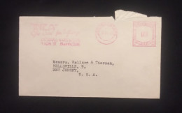 C) 1948. SOUTH AFRICA. AIRMAIL ENVELOPE SENT TO USA. 2ND CHOICE - Autres - Afrique