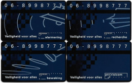 Netherlands - KPN - L&G - RCZ884.01-04 - Risicom Complete Set Of 4 Cards, 4U, 02.1993, 1.000ex, Mint - Privadas