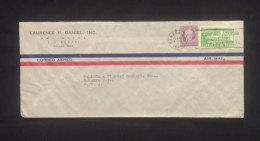 C) 1947. CUBA. AIRMAIL ENVELOPE SENT TO USA. DOUBLE STAMP. XF - Altri - America