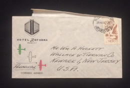 C) 1945. MEXICO. AIRMAIL ENVELOPE SENT TO USA. 2ND CHOICE - Sonstige - Amerika