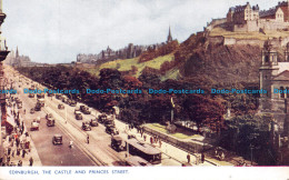 R099982 Edinburgh. The Castle And Princes Street. Photochrom. 1953 - World
