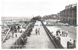 R100453 The Promenade And Sands. Redcar. Valentines. Silveresque - World