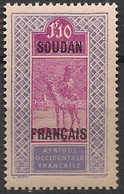 SOUDAN - 1927-30 - N°YT. 57 - Targui 1f10c - Neuf Luxe ** / MNH / Postfrisch - Unused Stamps