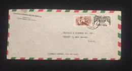 C) 1948. MEXICO. AIRMAIL ENVELOPE SENT TO USA. DOUBLE STAMP. XF - America (Other)