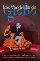 Carte Postale - Les Vendredis Du Globo (scooter) Illustration : Antoine De Chatillon D'après KIRAZ - Publicité