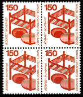 BERLIN DS UNFALLV Nr 411 Postfrisch VIERERBLOCK X20E522 - Unused Stamps