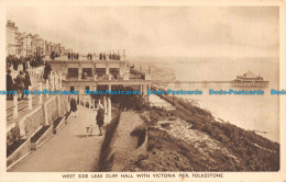 R100083 West Side Leas Cliff Hall With Victoria Pier. Folkestone. B. B. London. - Other & Unclassified