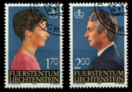 LIECHTENSTEIN 1984 Nr 864-865 Gestempelt SB4A142 - Used Stamps