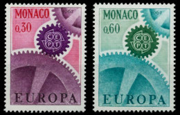 MONACO 1967 Nr 870-871 Postfrisch S04B492 - Unused Stamps