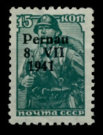 BES. 2WK ESTLAND PERNAU Nr 7I Postfrisch X6DABDA - Ocupación 1938 – 45