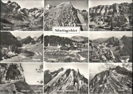 10794744 Schwaegalp Schwaegalp Meglisalp Saentisgipfel Marwies Hundstein Seealps - Sonstige & Ohne Zuordnung