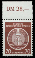 DDR DIENST HAMMER ZIRKEL Nr 16XII Postfrisch ORA X735FCE - Otros & Sin Clasificación