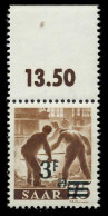 SAARLAND 1947 Nr 230ZII Postfrisch ORA X7A15BA - Nuevos