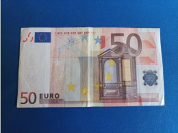 50 EURO ITALIA(S) J075A1,first Position, TRICHET, Very Scarce - 50 Euro