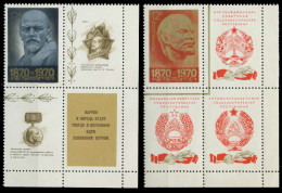 SOWJETUNION Nr 3749-3756 Postfrisch VIERERBLOCK ECKE-UR X807B3A - Unused Stamps