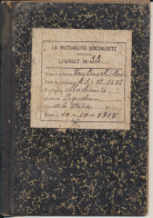VIEUX PAPIERS   CARNET DE MEMBRE DE LA MUTUELLE SOCIALISTE    1915. - Membership Cards