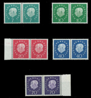 BRD BUND DS HEUSS 3 Nr 302WP-306WP Postfrisch X815D4E - Unused Stamps