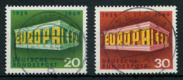 BRD BUND 1969 Nr 583-584 Zentrisch Gestempelt X831FEE - Used Stamps