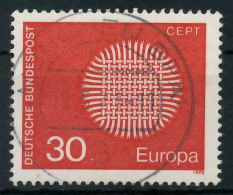 BRD BUND 1970 Nr 621 Zentrisch Gestempelt X832BE2 - Used Stamps