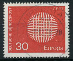 BRD BUND 1970 Nr 621 Zentrisch Gestempelt X832BE6 - Oblitérés
