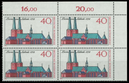 BRD 1973 Nr 779 Postfrisch VIERERBLOCK ECKE-ORE X84FECA - Unused Stamps