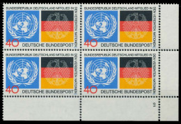 BRD 1973 Nr 781 Postfrisch VIERERBLOCK FORMNUMMER 2 X84FF1E - Ungebraucht