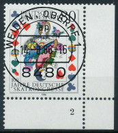 BRD 1986 Nr 1293 Zentrisch Gestempelt FORMNUMMER 2 X854672 - Usados