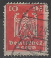 ALLEMAGNE REP DE WEIMAR N° 350 O Y&T 1924-1925 Nouvel Aigle Héraldique - Used Stamps