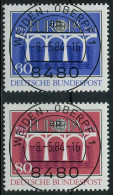 BRD BUND 1984 Nr 1210-1211 Zentrisch Gestempelt X854AAE - Gebruikt