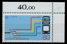 BRD BUND 1988 Nr 1368 Postfrisch ECKE-ORE X85A576 - Unused Stamps