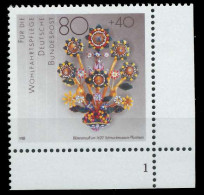 BRD 1988 Nr 1386 Postfrisch FORMNUMMER 1 S758712 - Unused Stamps