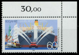 BRD 1989 Nr 1419 Postfrisch ECKE-ORE X85AA66 - Ungebraucht