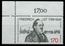 BRD 1989 Nr 1429 Postfrisch ECKE-OLI S75DAEE - Unused Stamps
