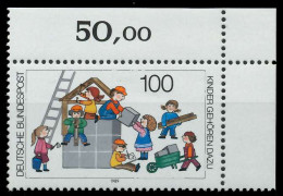 BRD 1989 Nr 1435 Postfrisch ECKE-ORE X85BC36 - Unused Stamps