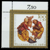 BRD 1989 Nr 1443 Postfrisch ECKE-OLI S75DCAA - Unused Stamps