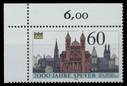 BRD 1990 Nr 1444 Postfrisch ECKE-OLI S75DCC6 - Unused Stamps