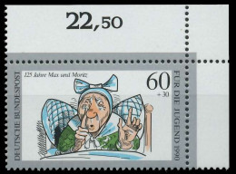 BRD 1990 Nr 1455 Postfrisch ECKE-ORE X85BEDE - Unused Stamps