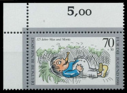 BRD 1990 Nr 1456 Postfrisch ECKE-OLI X85BEF2 - Unused Stamps