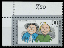 BRD 1990 Nr 1458 Postfrisch ECKE-OLI S75DE96 - Unused Stamps