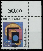 BRD 1991 Nr 1493 Postfrisch ECKE-ORE S7631BE - Nuevos