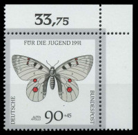 BRD 1991 Nr 1517 Postfrisch ECKE-ORE X85D60E - Ungebraucht