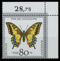 BRD 1991 Nr 1516 Postfrisch ECKE-ORE X85D61E - Ungebraucht
