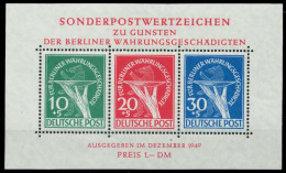 BERLIN BLOCK KLEINBOGEN Block 1 Postfrisch Gepr. X875EEA - Blocks & Sheetlets