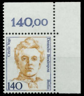 BERLIN DS FRAUEN Nr 848 Postfrisch ECKE-ORE X8D9A7E - Unused Stamps