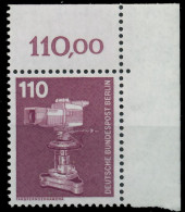BERLIN DS INDUSTRIE U. TECHNIK Nr 668 Postfrisch ECKE-O X8E895A - Unused Stamps