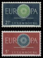 LUXEMBURG 1960 Nr 629-630 Postfrisch X9A2DAA - Nuevos