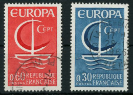 FRANKREICH 1966 Nr 1556-1557 Gestempelt X9C7F52 - Used Stamps