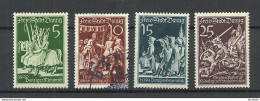 Germany Deutschland DANZIG 1939 Michel 302 - 305 */o - Postfris